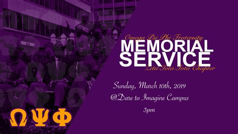 , and all the youth he's coached and mentored in his life. . Omega psi phi funeral service
